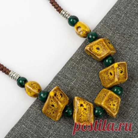 240Р-Керамическое ожерелье в форме камня | AliExpress