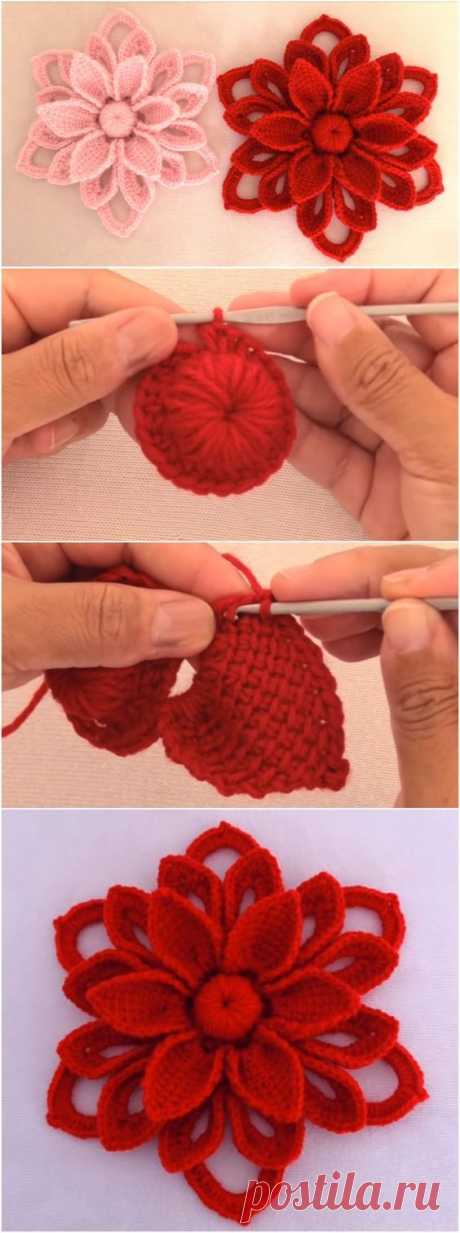 Irish Crochet Flower - Pretty Ideas