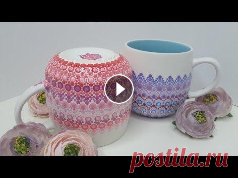 Точечная роспись бокала дотсами! Роспись бокала дотсами. Расписываем акриловыми красками по стеклу и керамике. Моя группа ВК Мой инстаграм...
