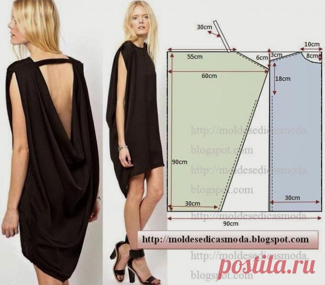 Креативное платье / Простые выкройки /