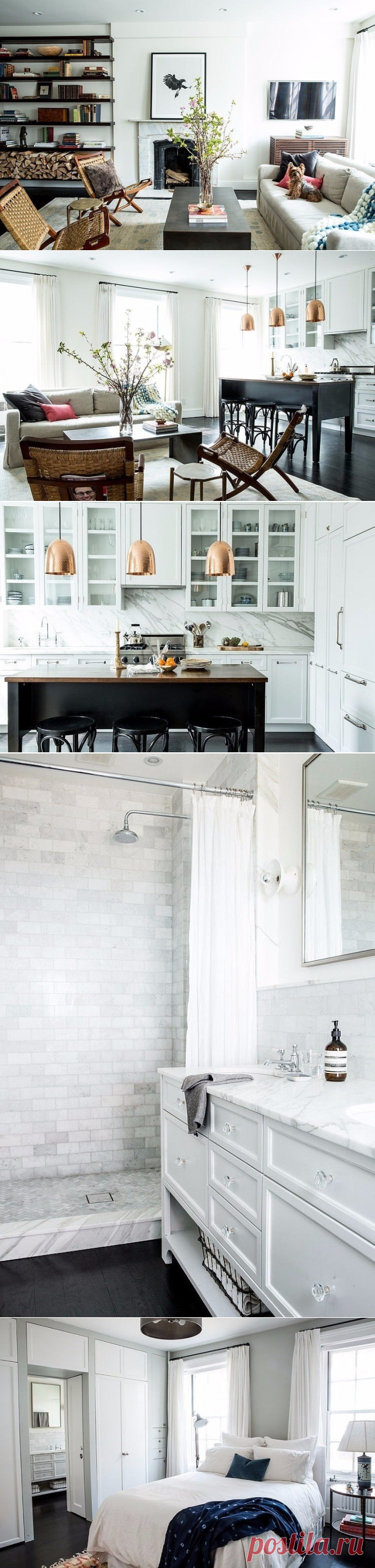 Светлая, уютная квартира, расположенная в Гринвич-Виллидж, в США. - Дизайн интерьеров | Идеи вашего дома | Lodgers