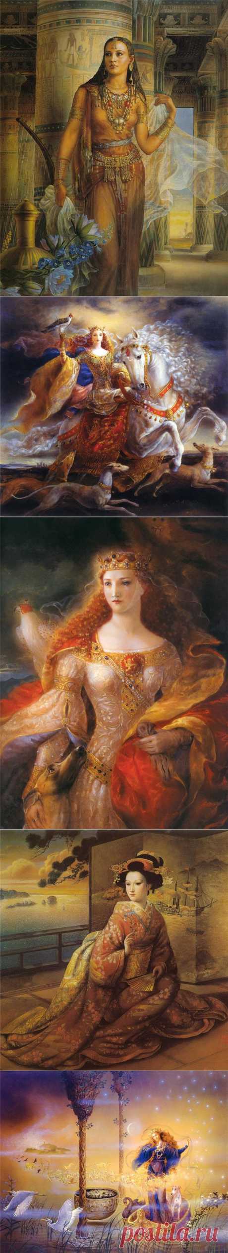 Иллюстрации.Kinuko Y. Craft