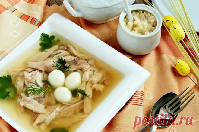 Заливное пасхальное из индюшки