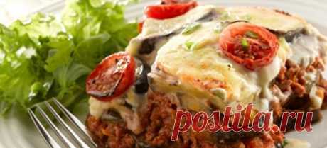 Мусака по-гречески с баклажанами - рецепты вкусного и оригинального блюда
