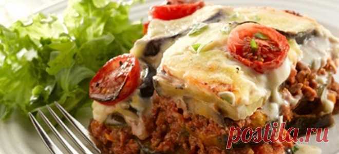 Мусака по-гречески с баклажанами - рецепты вкусного и оригинального блюда