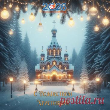 Поздравляю с Рождеством! Пусть этот праздник принесет в дом светлую радость, уютное тепло, Божью благодать, благополучие, достаток и хорошее настроение! Открытки на Рождество Христово!