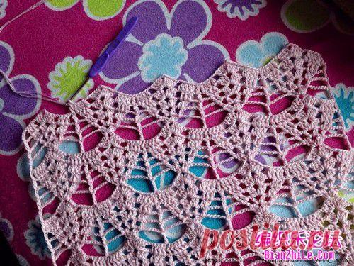 简单漂亮的钩针花样图解-编织乐论坛