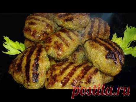 Мясные рубленые котлеты с тыквой