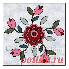 Кровать из роз - февраль | Кровать из роз | Блок месяца | Энджи Биты н шт