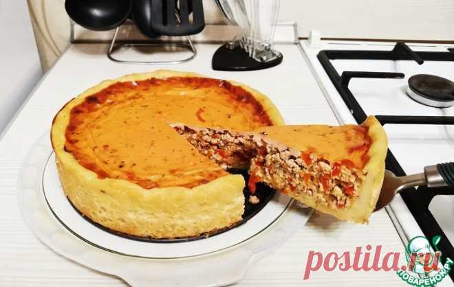 Пирог из картофельного теста с мясом Кулинарный рецепт