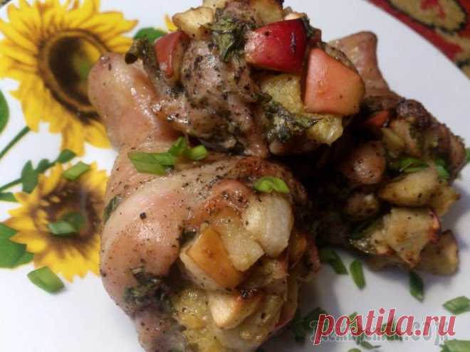 Куриная закуска с оригинальной начинкой