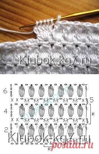 Узор крючком | Клубок