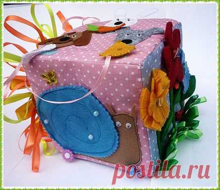 Развивающий кубик для малышей | Самоделкино