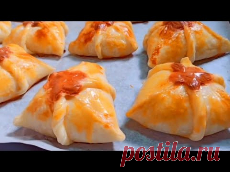 Больше другую НЕ ЗАХОЧУ! Эта Самая обалденная сочная Самса в духовке! Слоеные пирожки по-азиатски