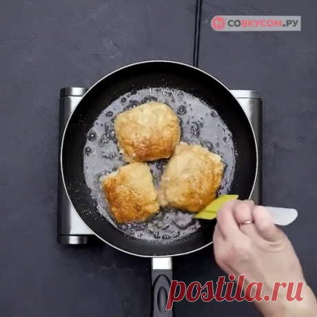 Pыбa в шyбке. Coчная и хрyстящая!