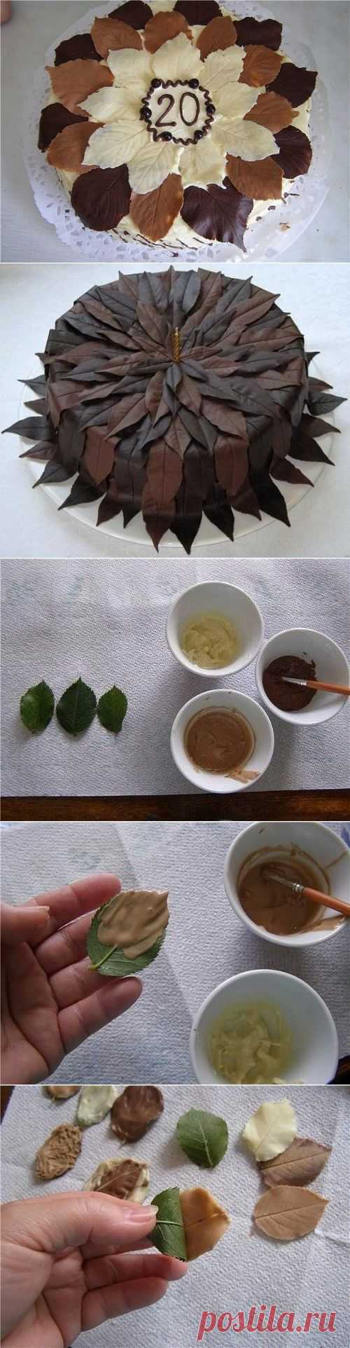 Работаем с шоколадом: узоры и фигуры

Шоколадные листочки