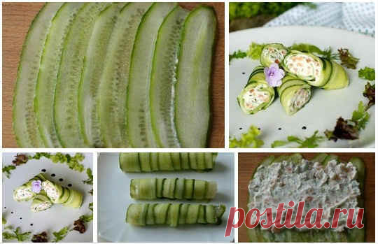 Роллы из огурца: отличная закуска для посиделок!