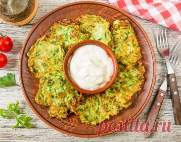 Кабачковые оладьи