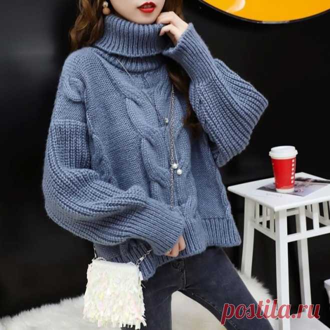 Утепляемся. 4 свитера спицами. Схема и описание | Сашка-Вязашка | Яндекс Дзен