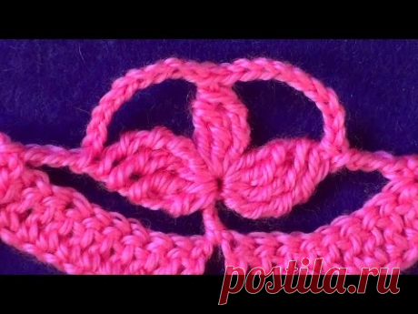 Листик из сложных столбиков