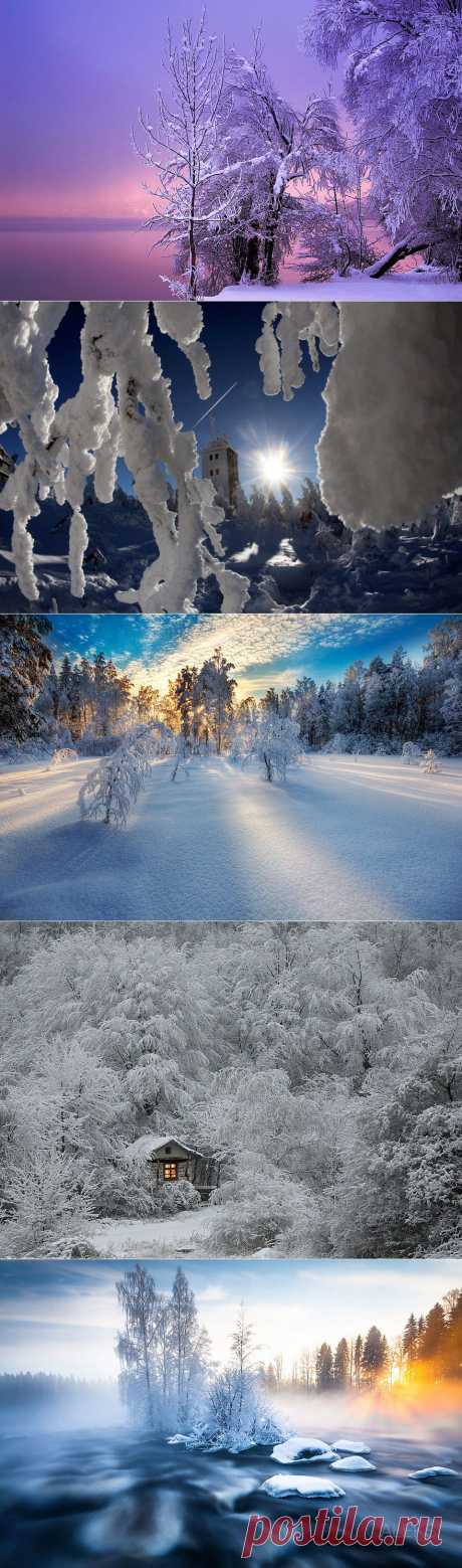 Красивые зимние пейзажи