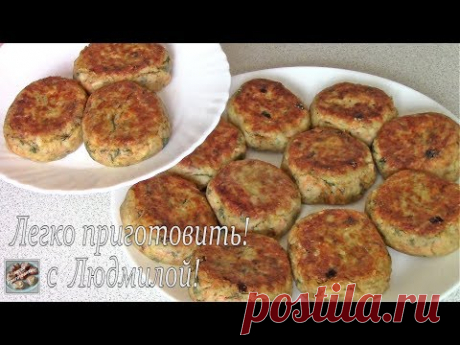 Рыбные котлеты. Котлеты из консервированной рыбы. Пост. Легко приготовить!