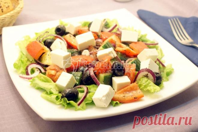 Салат Греческий - фотография рецепта | Рецепты с фото на KEDEM.RU