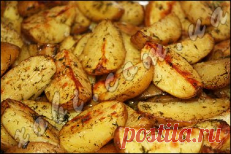картофель запеченный по-домашнему