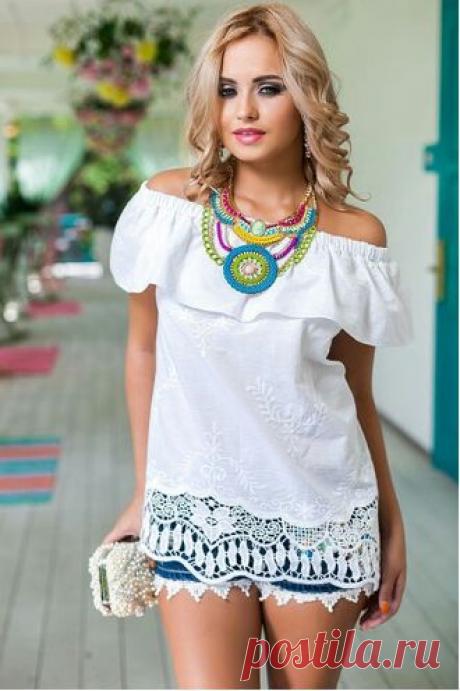 Выкройка блузы с открытыми плечами | Выкройки онлайн и уроки моделирования