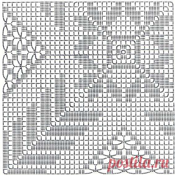 Квадратная скатерть крючком: (вязание, схемы) - пошаговая инструкция вязания квадратной скатерти крючком