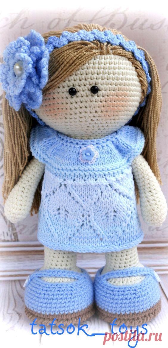 Кукла Незабудка крючком