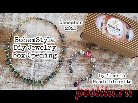 BohemStyle Diy Jewelry Box December 2021 Opening