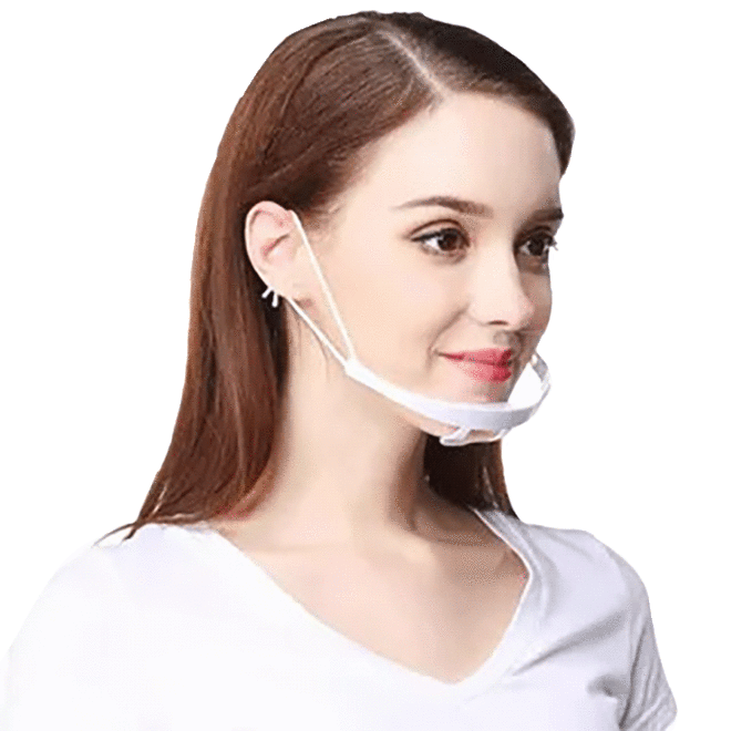 Прозрачная медицинская маска, в которой видно лицо и легко дышать! | Другая медицина
