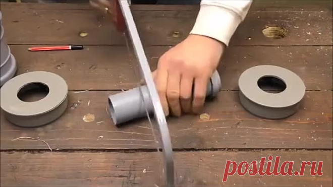Хитрая идея из муфты 110 мм!
