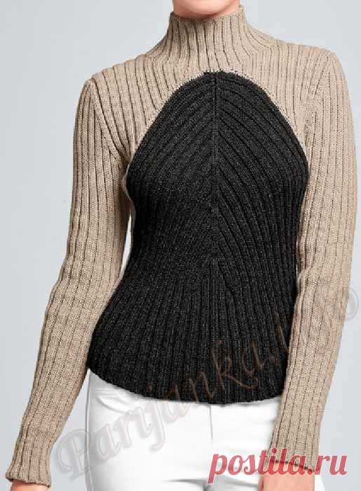 Пуловер (ж) 04 Origin 5 Bergere de France №3390