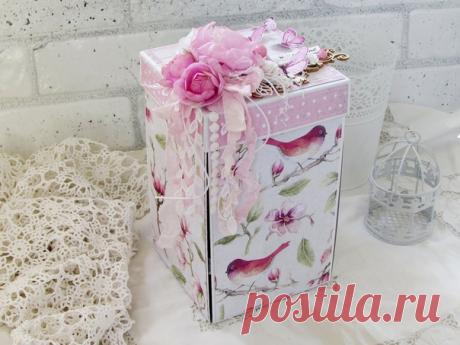Мастер-класс от Анны Огурцовой: Мэджик бокс с воздушным шаром

1. Первым делом нарезаю все детали.
Для коробочки 20+2 см припуски на 12 см 4 стороны. 12*12 дно. Для крышки 12,5*12,5 плюс двойные припуски по 3 см. Потом нарезаю декоративную скрапбумагу для верха и внутренностей коробочки и крышки, меньше на 0,5 см.
Бумага из магазина ILoveScrap
Набор бумаги "Hello Beautiful" Piatek 13

2. Прострачиваю все внешние детали по периметру на швейной машинке.

3. Склеиваю крышку к...