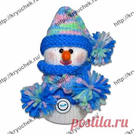 Игрушка «Снеговик» спицами (видео мастер-класс) | Kryuchek.ru