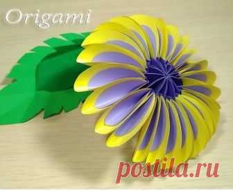 Осенние цветы-оригами
#поделки #цветы #оригами
