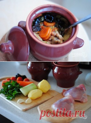 Жаркое из курицы по-русски - пошаговый рецепт с фото на Повар.ру