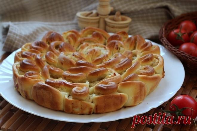 Пирог Хризантема - рецепт - как приготовить - ингредиенты, состав, время приготовления - Леди Mail.Ru