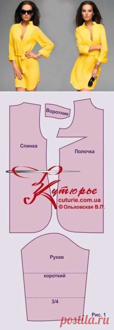 ✂ Платье-рубашка ✔ / Путь моды