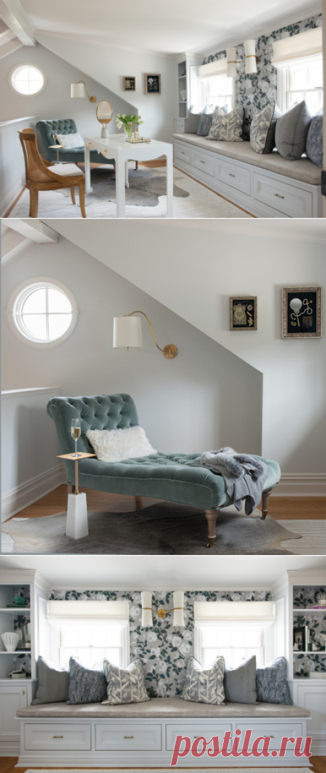 Room of the Day: Storage Space Turned Classy Dressing Room