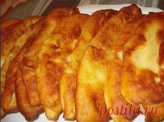 Тонкие пирожки с картошкой 