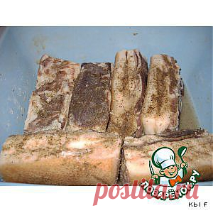 Соленое сало по-домашнему - кулинарный рецепт