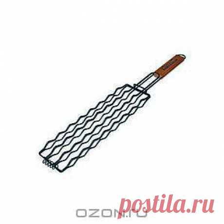 Решетка-гриль Sausage Grill  - выполнена из пищевой нержавеющей стали с антипригарным покрытием и дерева. Решетка предназначена для запекания сосисок, колбасок, шпикачек. В решетку помещается 8 сосисок.