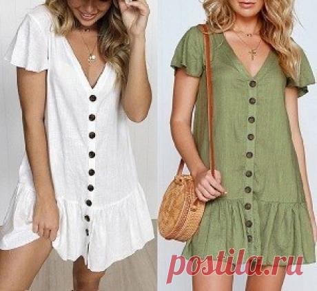 Выкройка повседневного свободного платья (Шитье и крой) Повседневное свободное платье с V вырезом и пуговицами. Схемы моделирования размеры от 36-56 //pagead2.googlesyndication.com/pagead/js/adsbygoogle.js (adsbygoogle = window.adsbygoogle || []).push({…