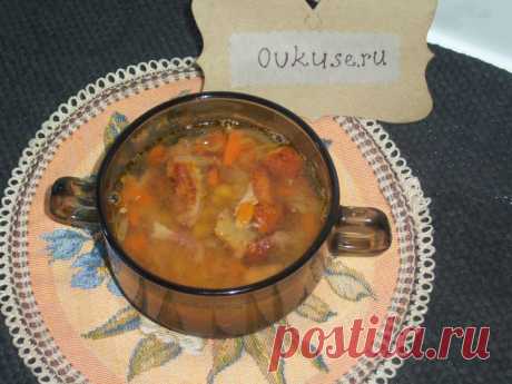 Гороховый суп с копчеными куриными крыльями - Простые рецепты Овкусе.ру