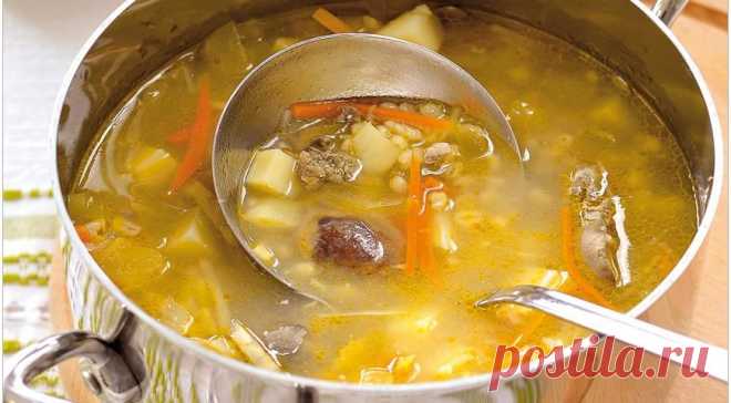 Рассольник с гусиными потрошками. Пошаговый рецепт с фото на Gastronom.ru