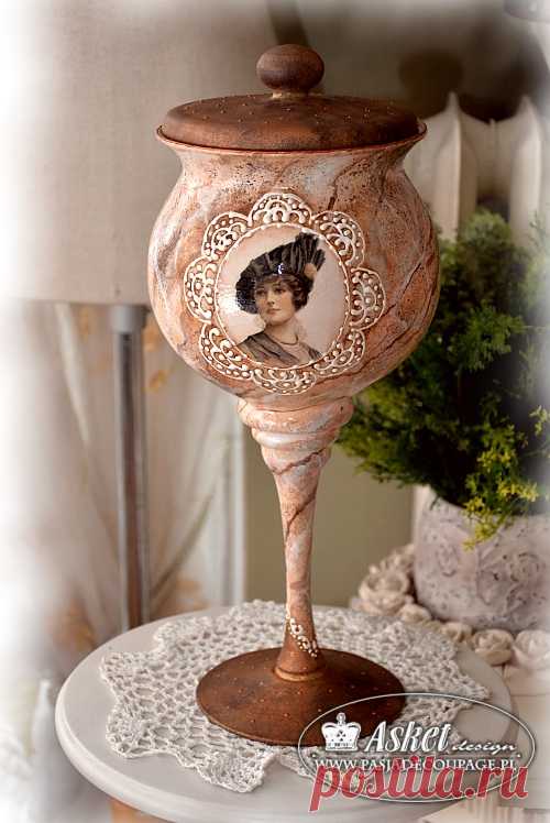 DECOUPAGE BLOG Welt entsprechend Asket, DECOUPAGE KURSE IN WARSCHAU