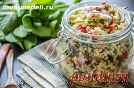 Булгур с красной фасолью и овощами / Меню недели